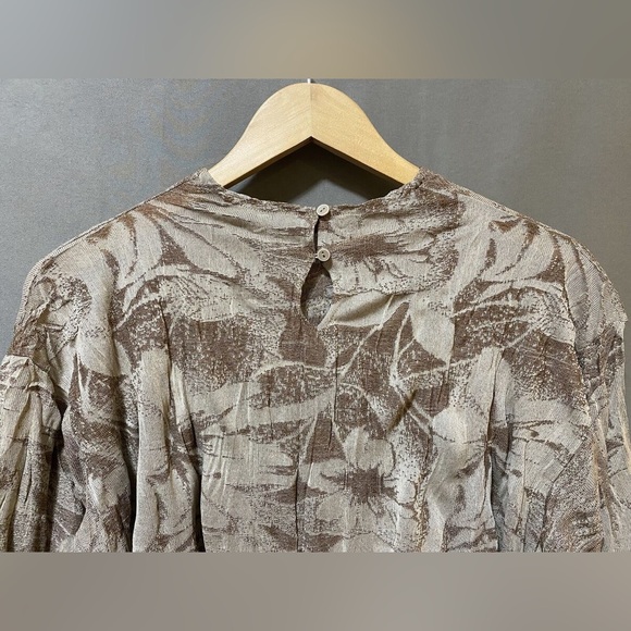 Zara Printed Crinkle Dress - Picture 10 of 10